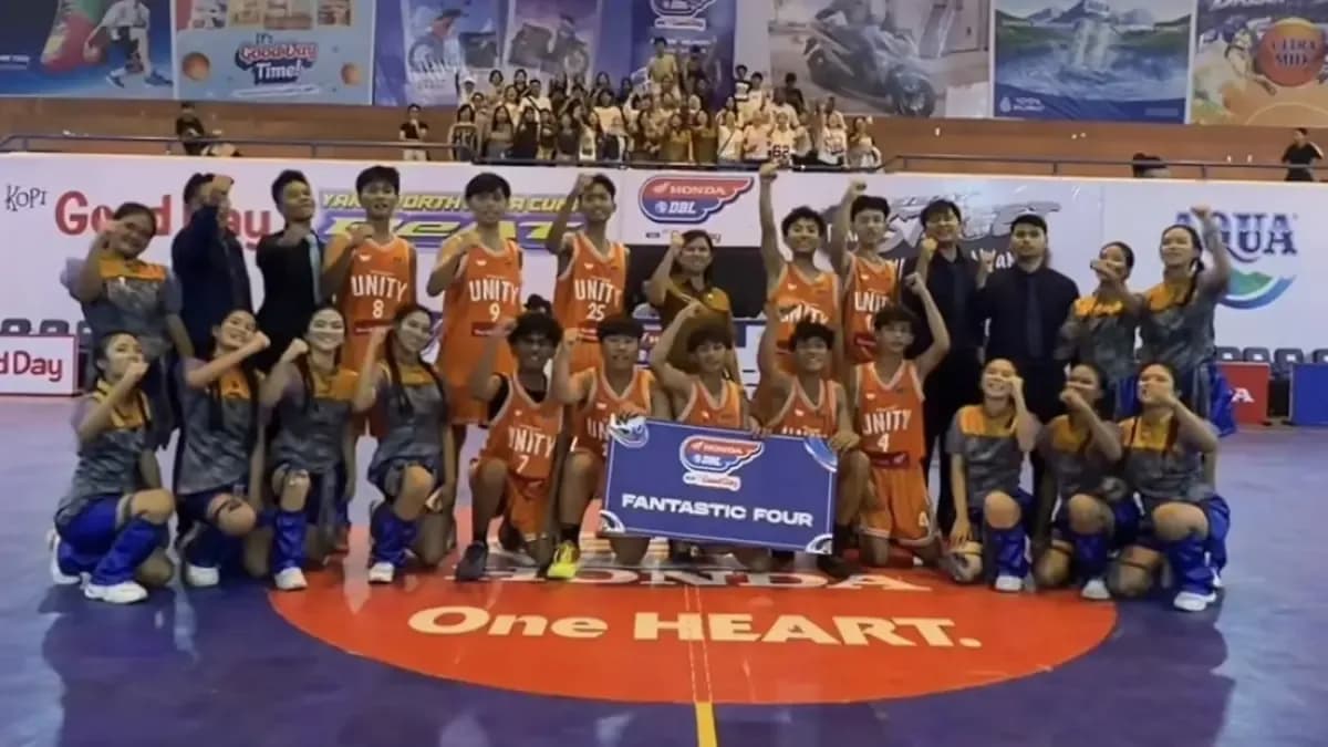 Tim-tim peserta bersaing memperebutkan tempat di semifinal Honda DBL with Kopi Good Day 2026 North Sulawesi.